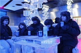 Lạnh cóng ở quán cafe băng Dubai